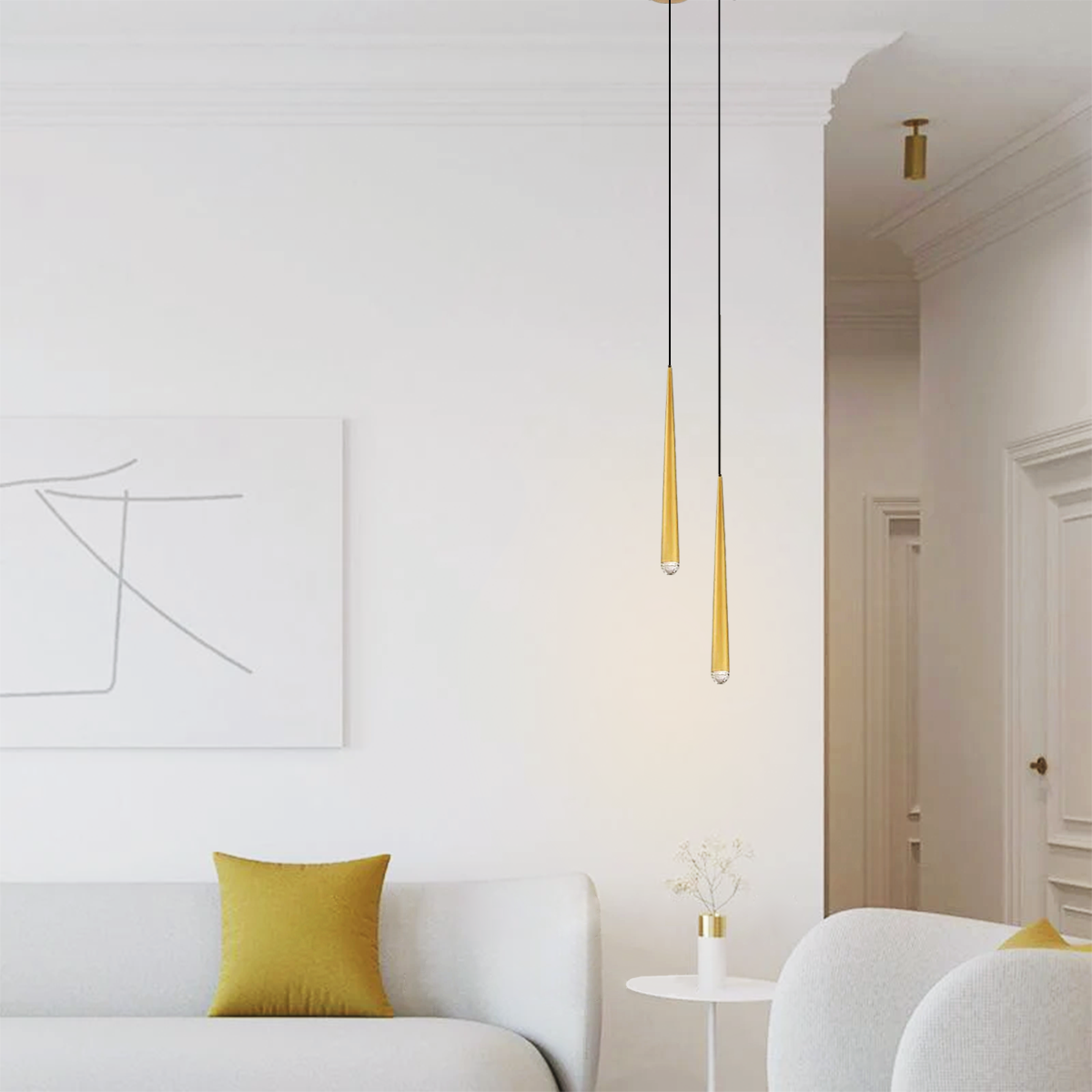 Harry Round Tubular Pendant-Fullstarlighting
