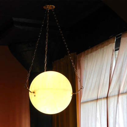 Zenobia Alabaster Suspension Lamp-Fullstarlighting