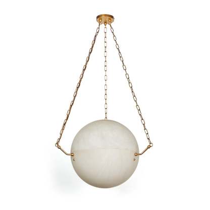 Zenobia Alabaster Suspension Lamp-Fullstarlighting