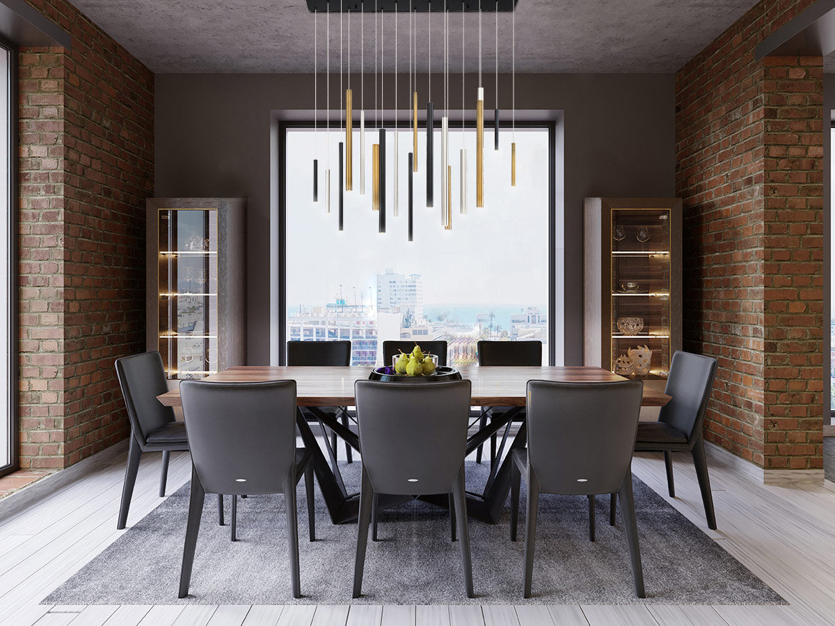 Santana Linear Multi Light Pendant-Fullstarlighting