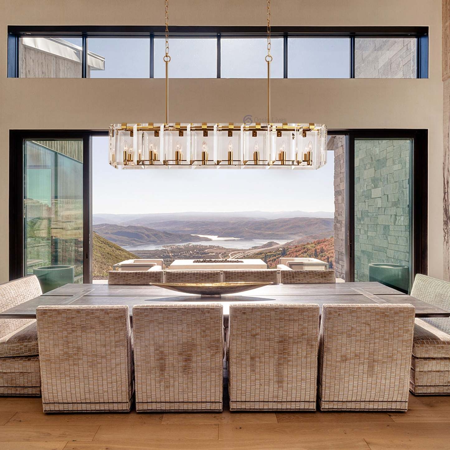 Morden Amaya Rectangular Chandelier