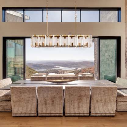 Morden Amaya Rectangular Chandelier