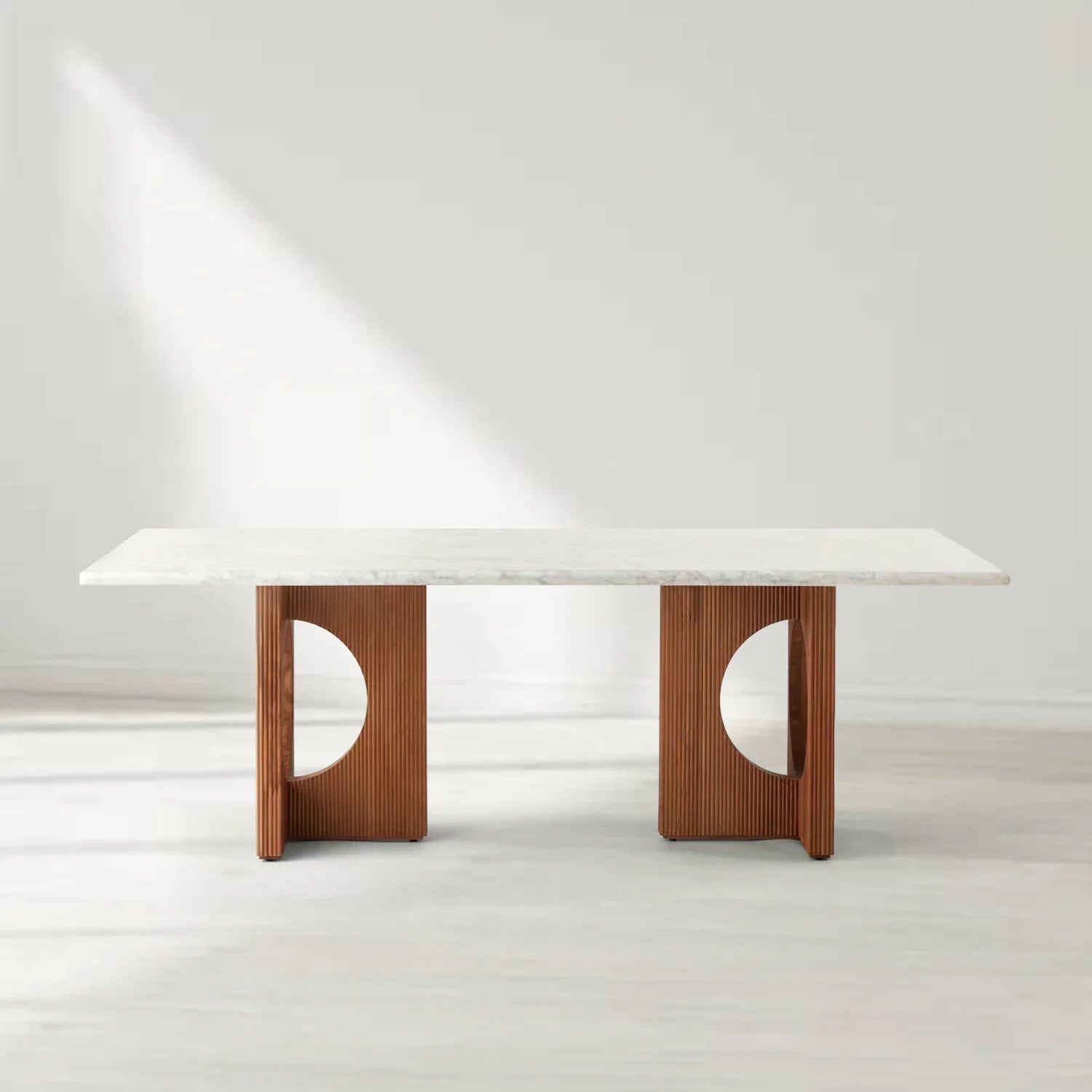 Eliott Dining Table,Carrara Marble