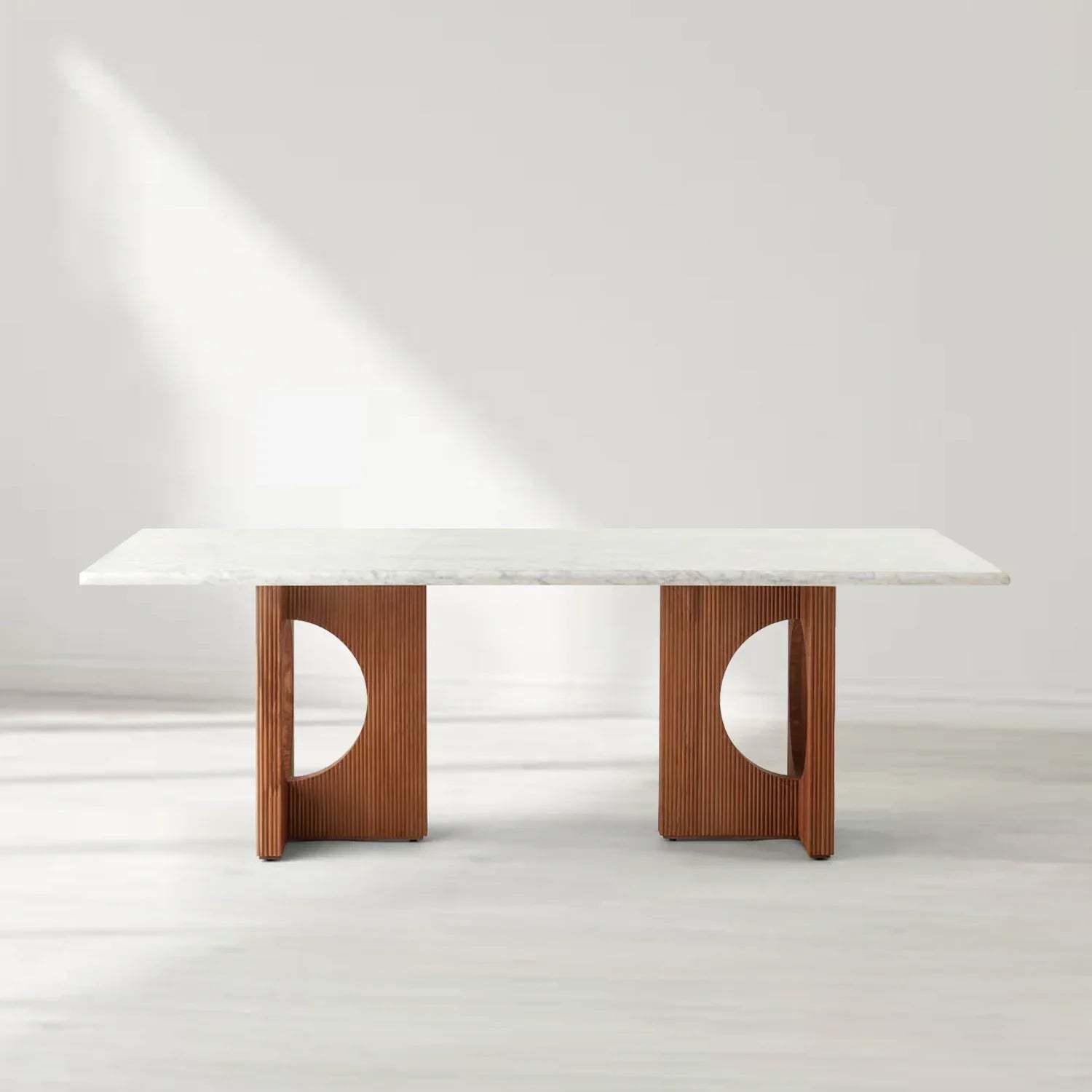 Eliott Dining Table,Carrara Marble
