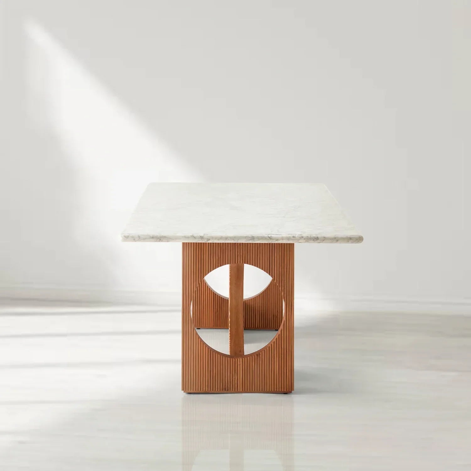 Eliott Dining Table,Carrara Marble