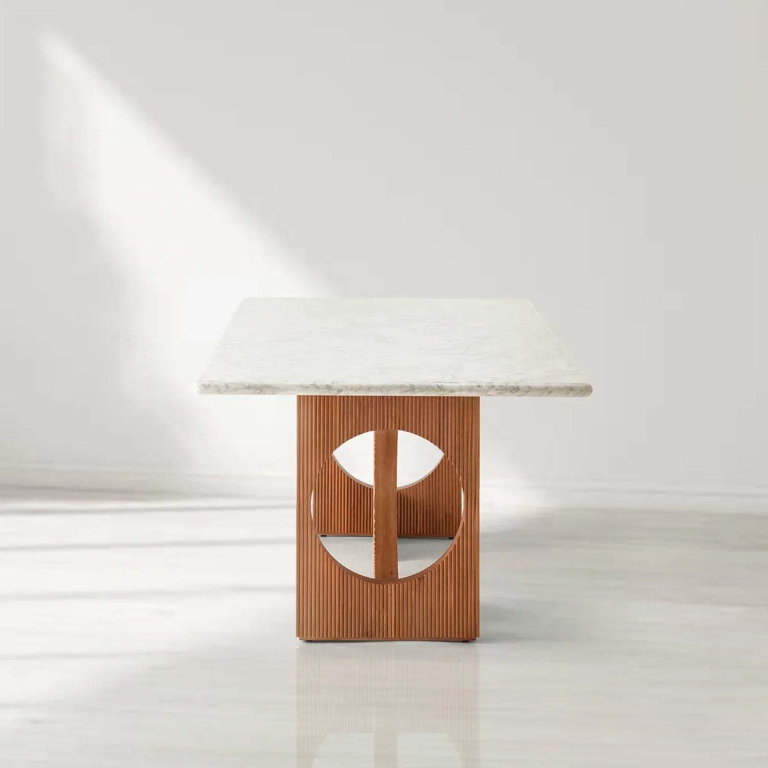 Eliott Dining Table,Carrara Marble