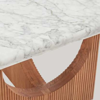 Eliott Dining Table,Carrara Marble