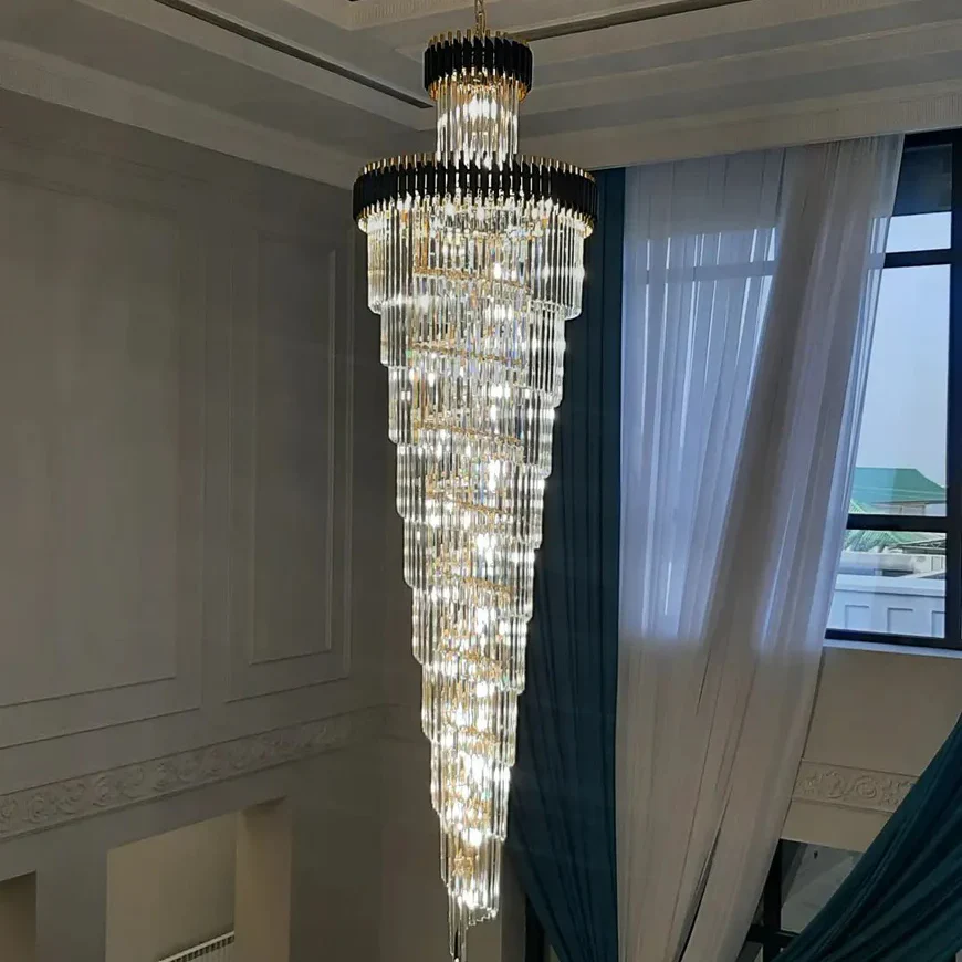 CYRUS MULTIPLE TIER CRYSTAL CHANDELIER