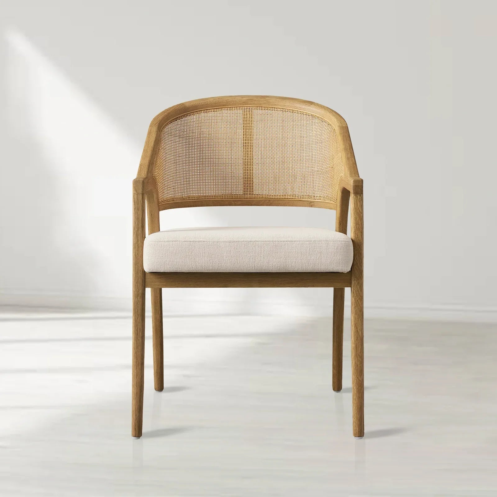 Aimee Dining Arm Chair in Honey