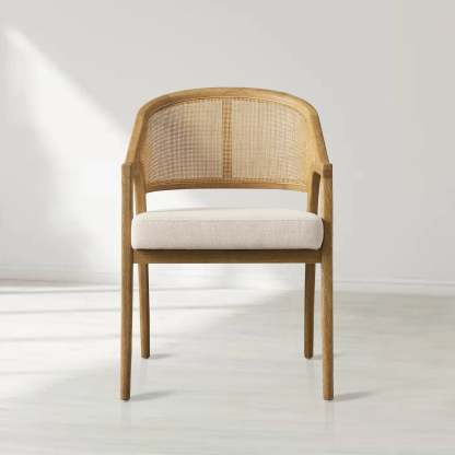 Aimee Dining Arm Chair in Honey