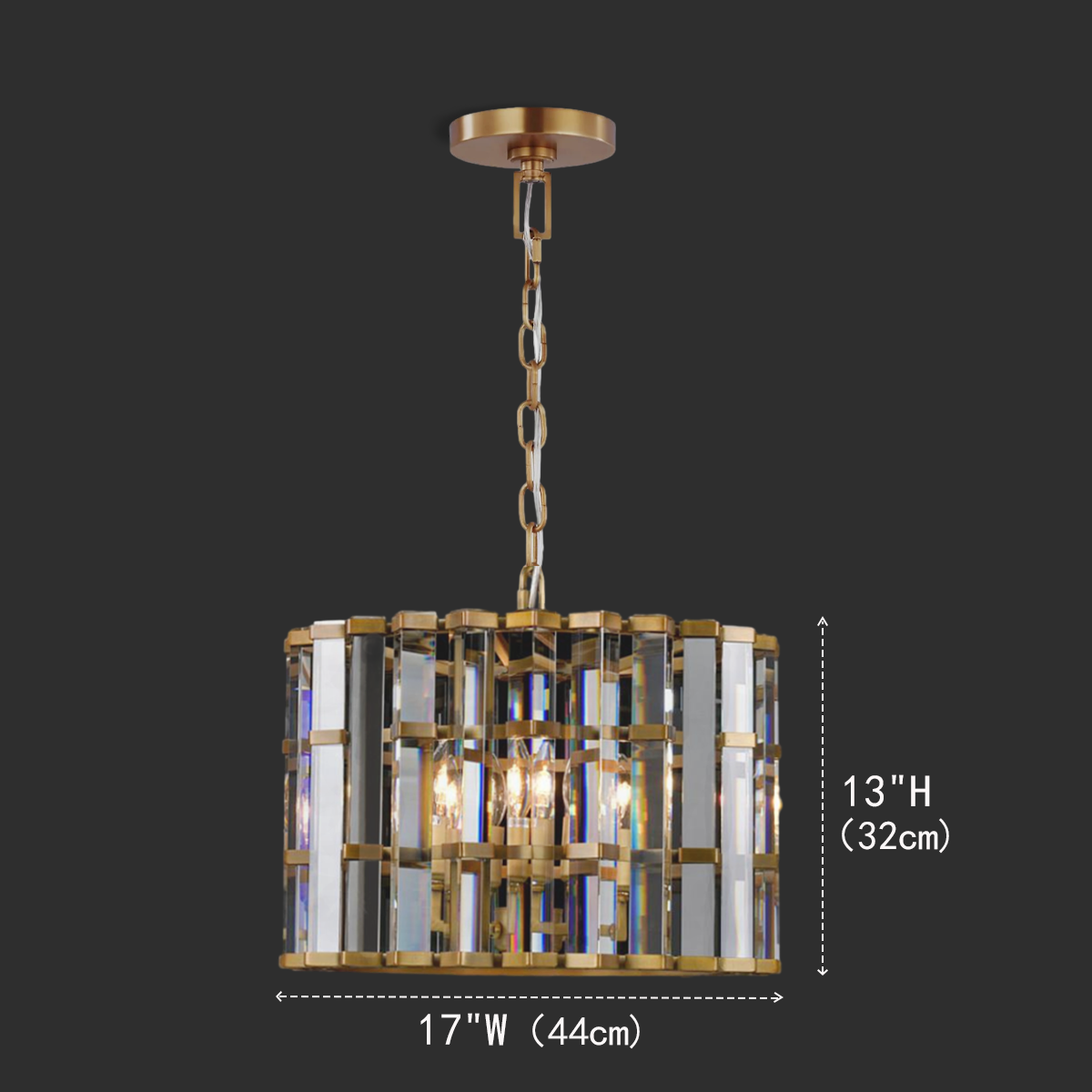 Kiko Cylindrical/ Linear Chandelier-Fullstarlighting