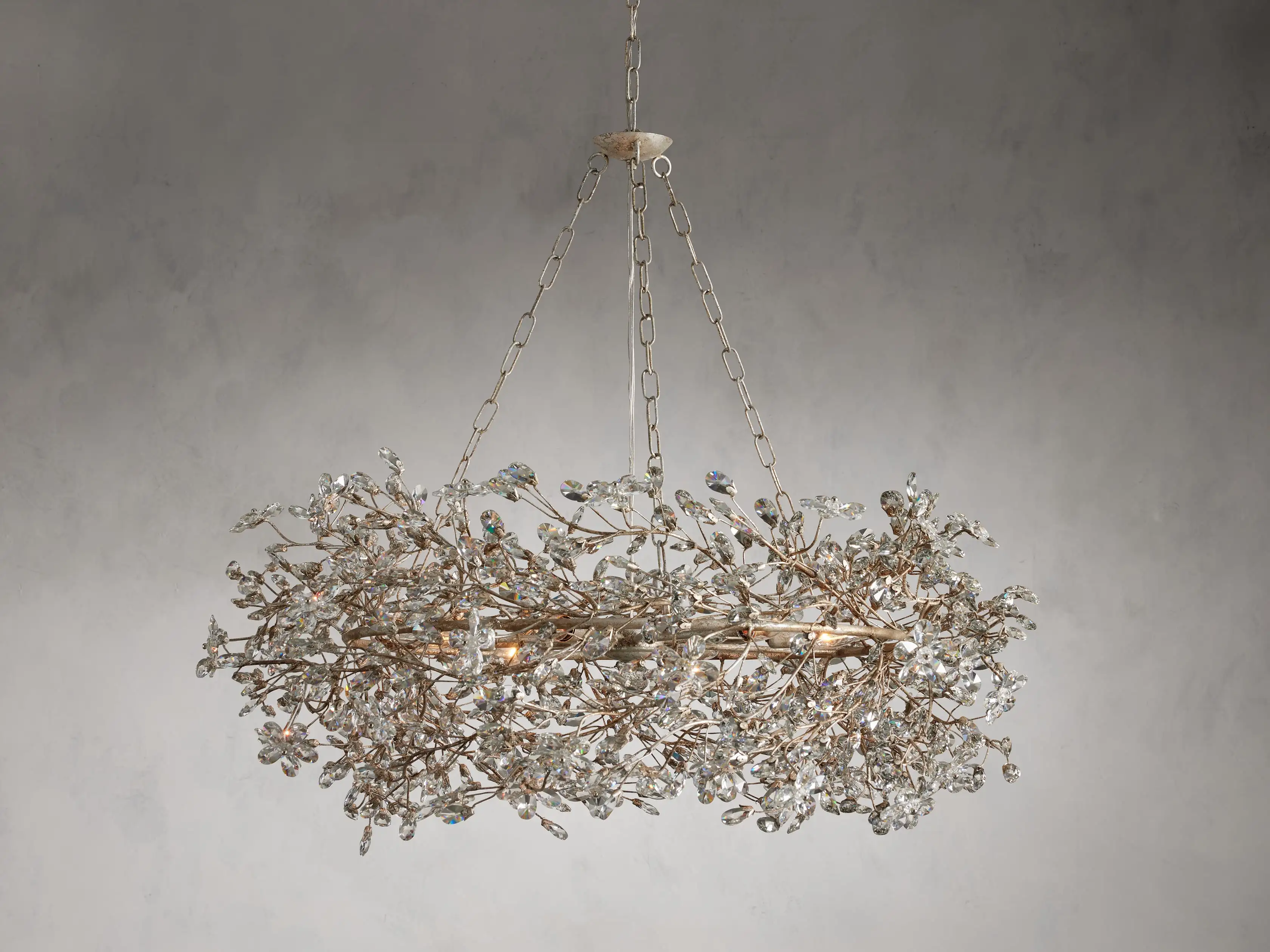 Fiore Crown Crystal Chandelier