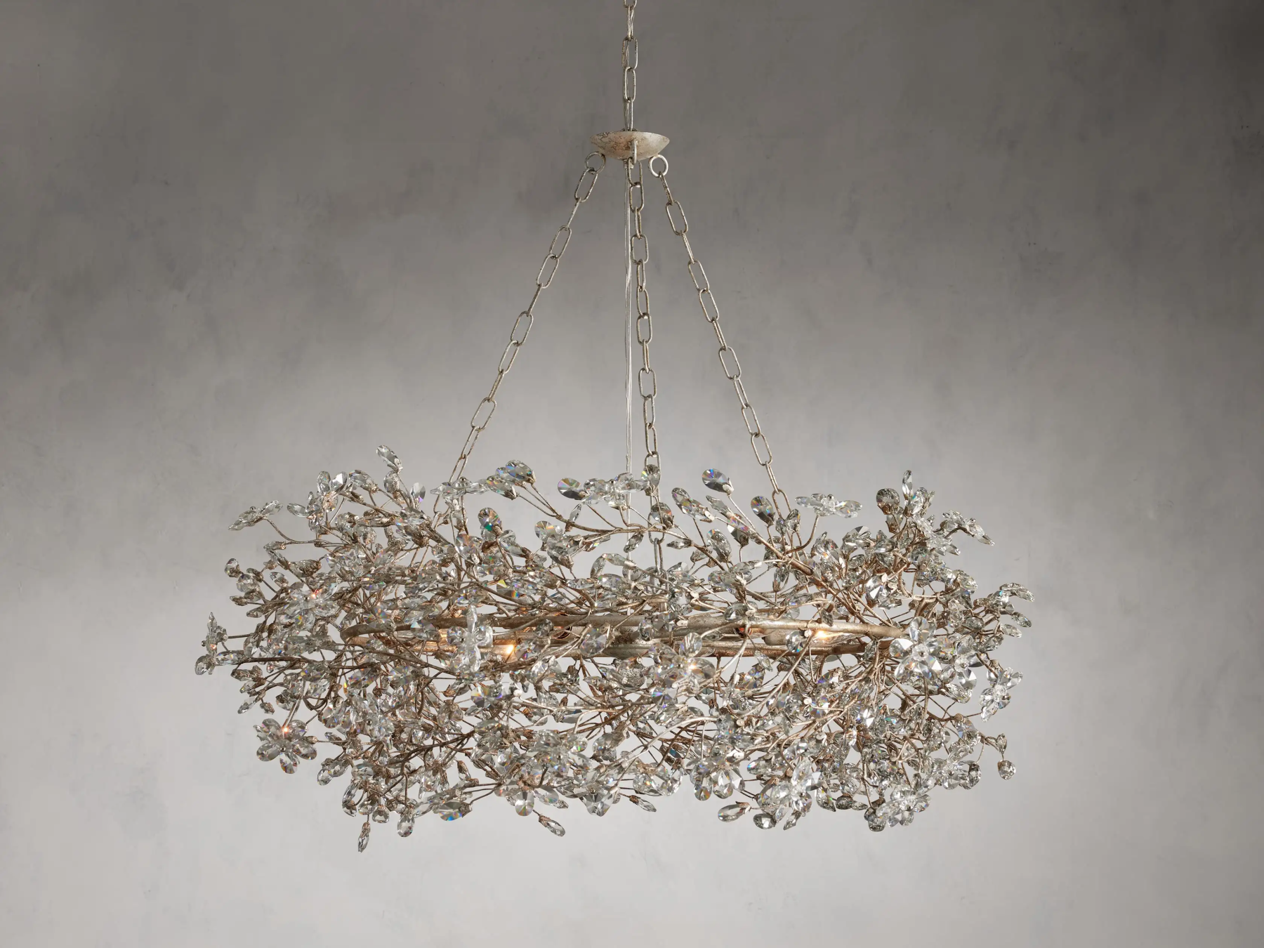 Fiore Crown Crystal Chandelier