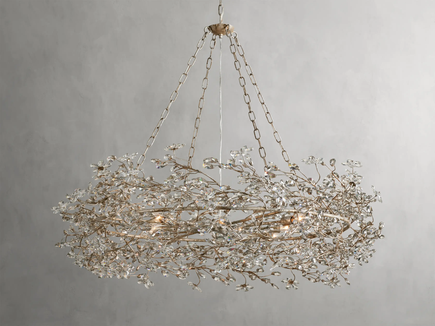 Fiore Crown Crystal Chandelier