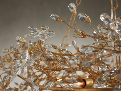Fiore Crown Crystal Chandelier