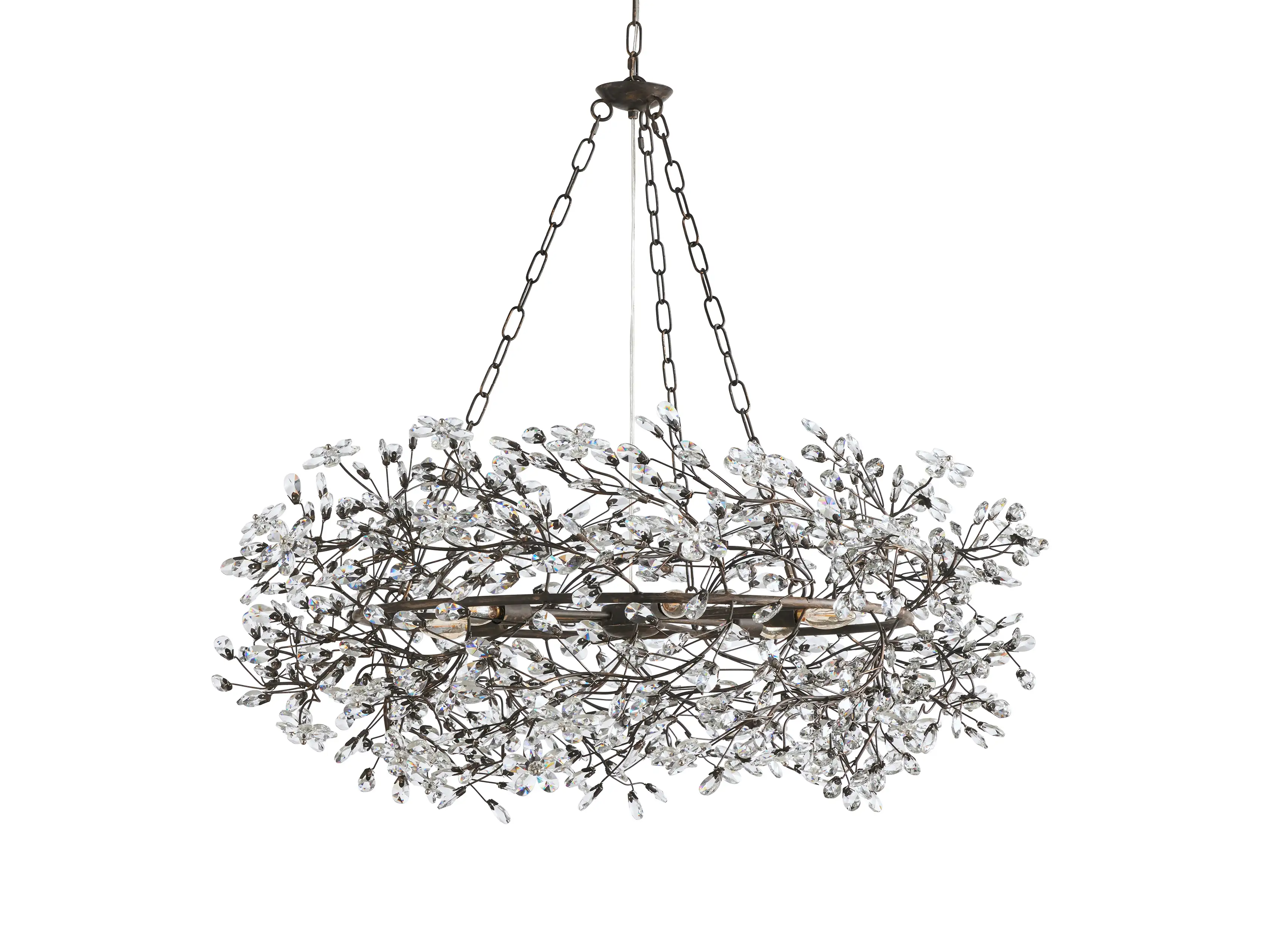 Fiore Crown Crystal Chandelier