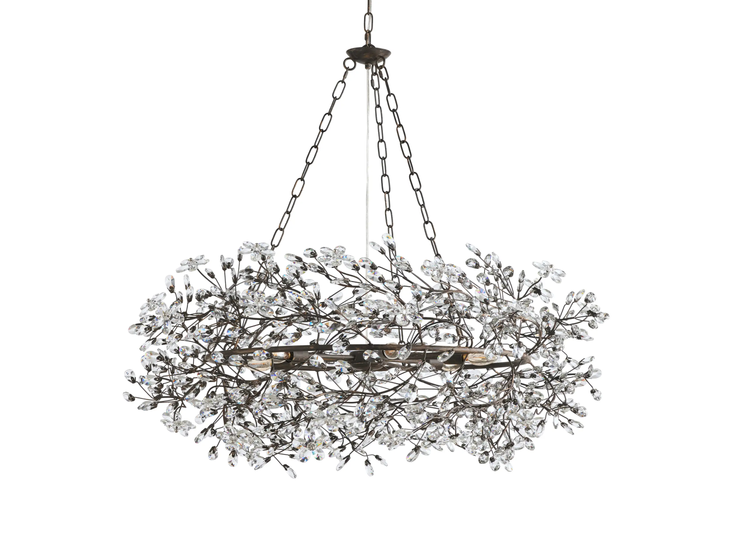 Fiore Crown Crystal Chandelier