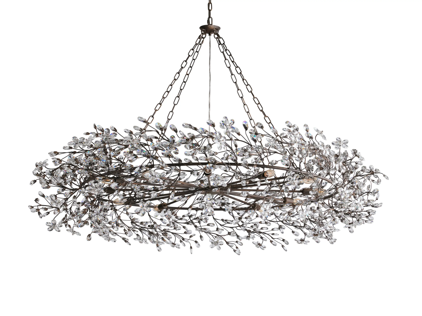 Fiore Crown Crystal Chandelier