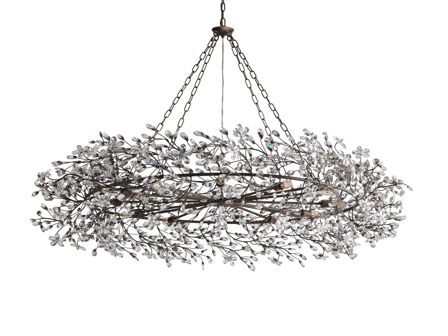 Fiore Crown Crystal Chandelier
