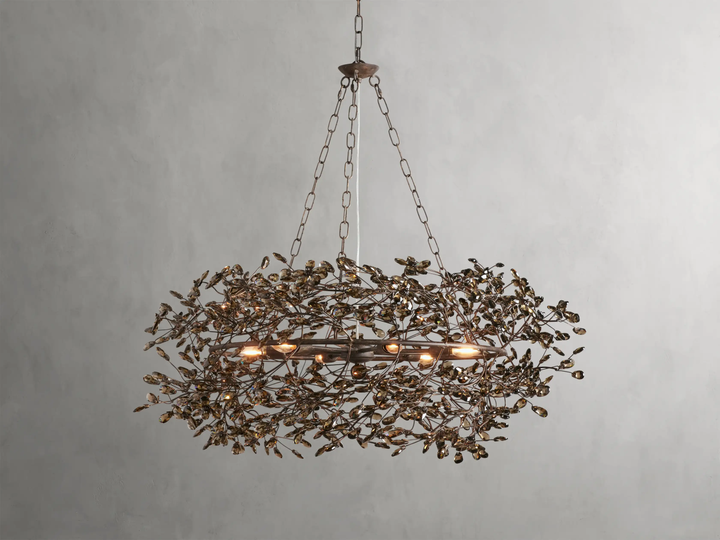 Fiore Crown Crystal Chandelier