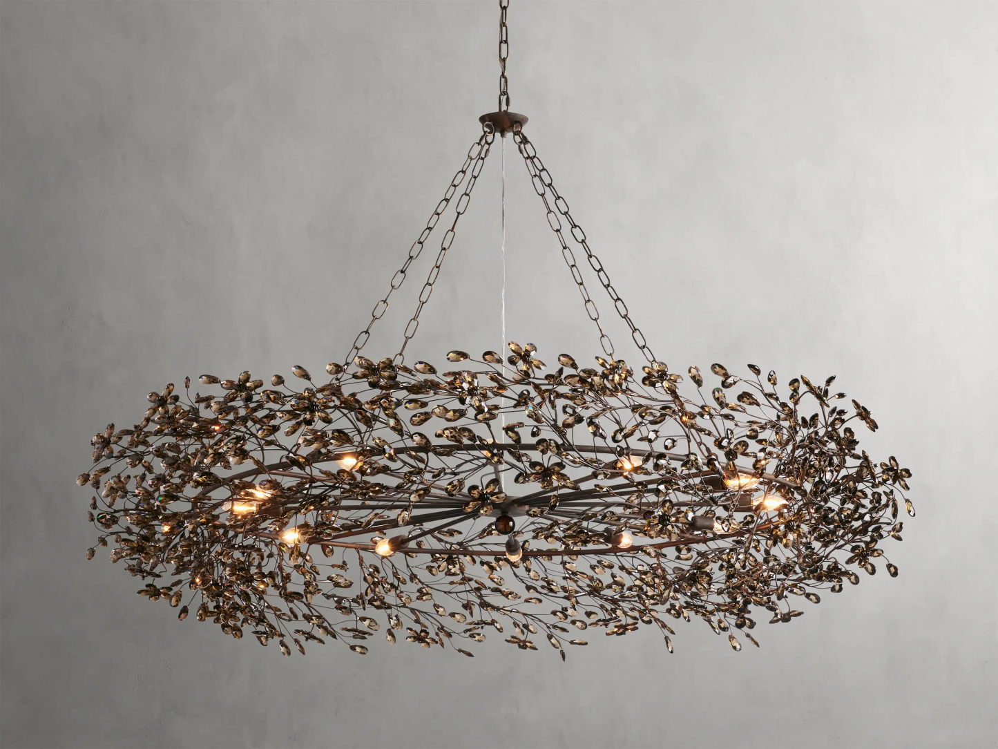 Fiore Crown Crystal Chandelier