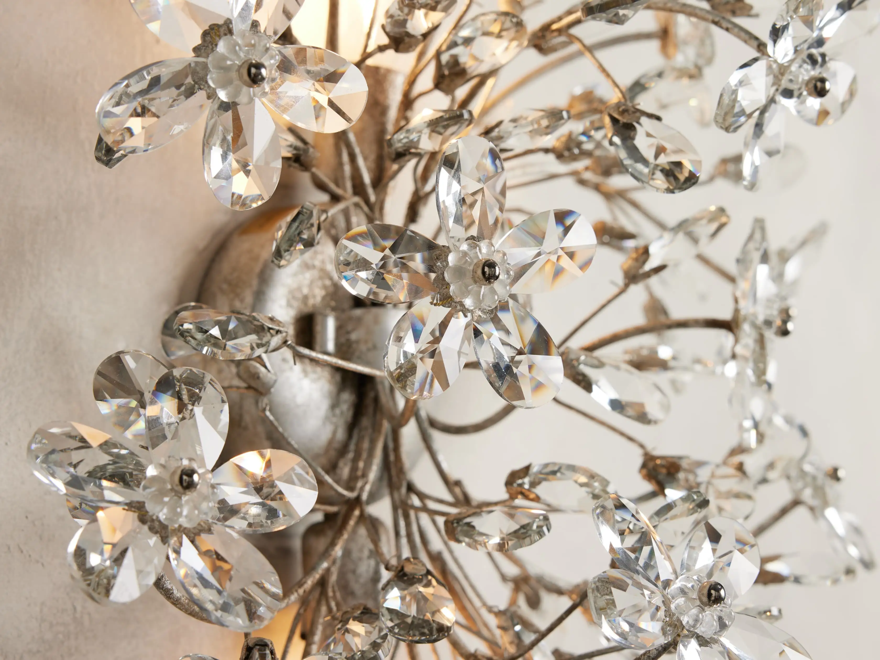 Fiore Crystal Sconce