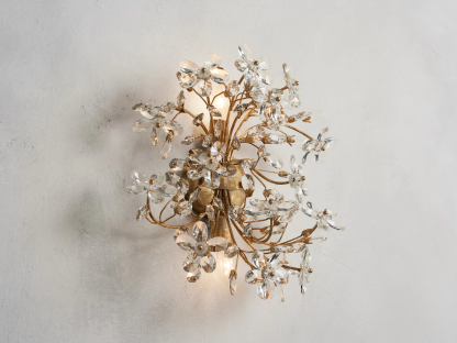 Fiore Crystal Sconce