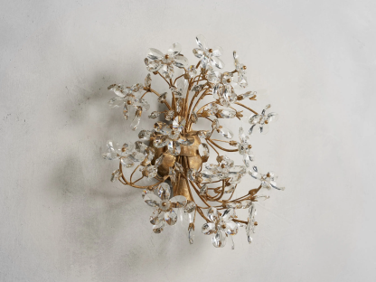 Fiore Crystal Sconce