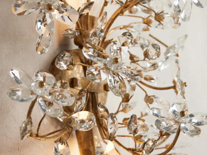 Fiore Crystal Sconce