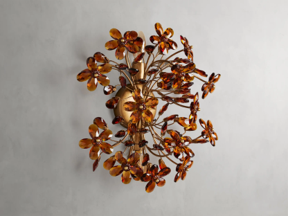 Fiore Crystal Sconce