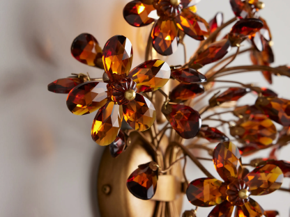 Fiore Crystal Sconce
