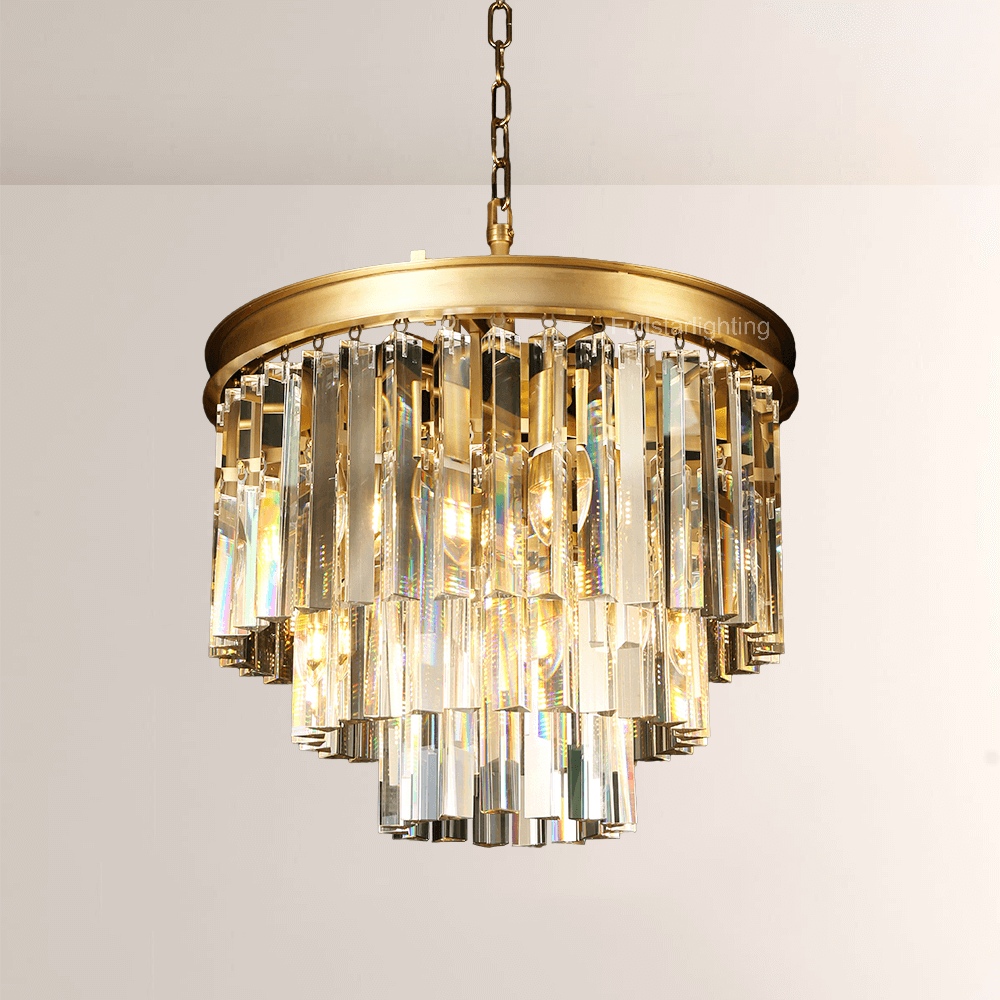 1920s Olion Round Chandelier 20"