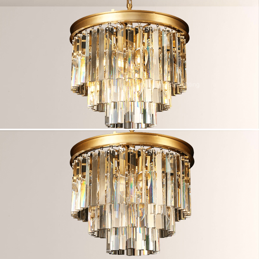 1920s Olion Round Chandelier 20"