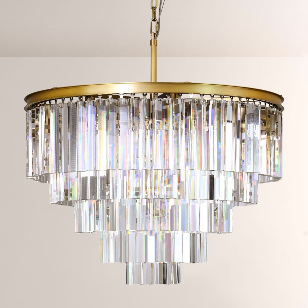 1920s Olion Round Chandelier 32"