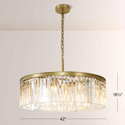 Raly Round Chandelier 32"D/42"D