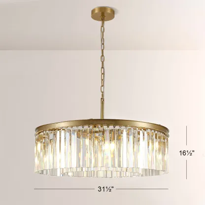 Raly Round Chandelier 32"D/42"D