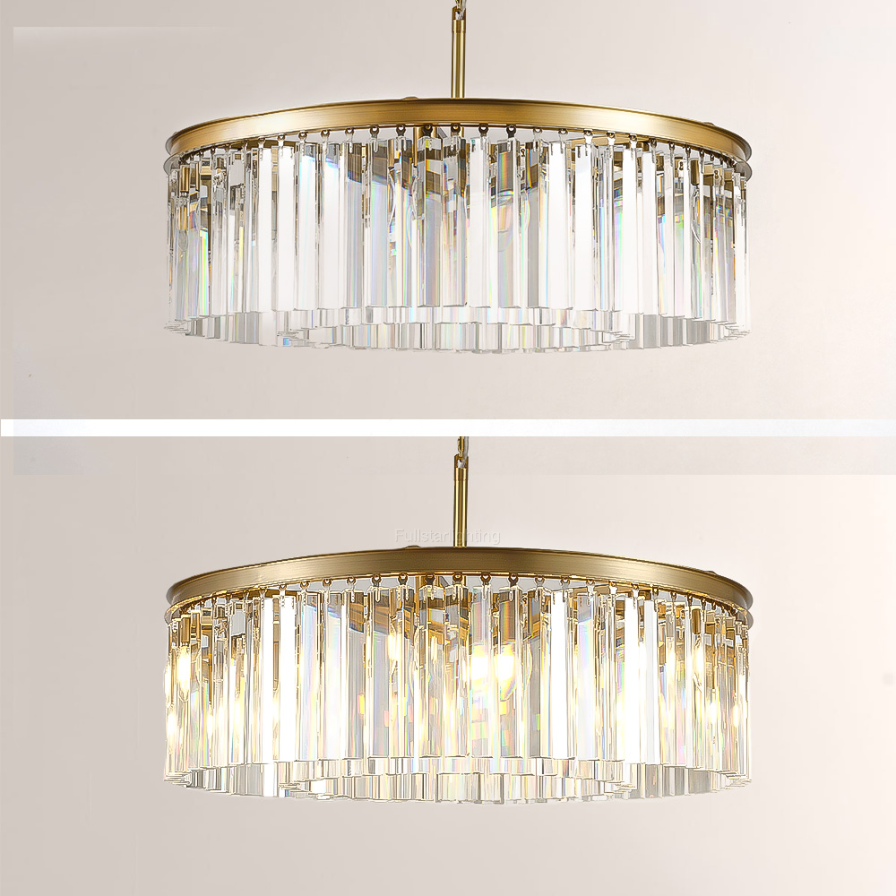 Raly Round Chandelier 32"D/42"D