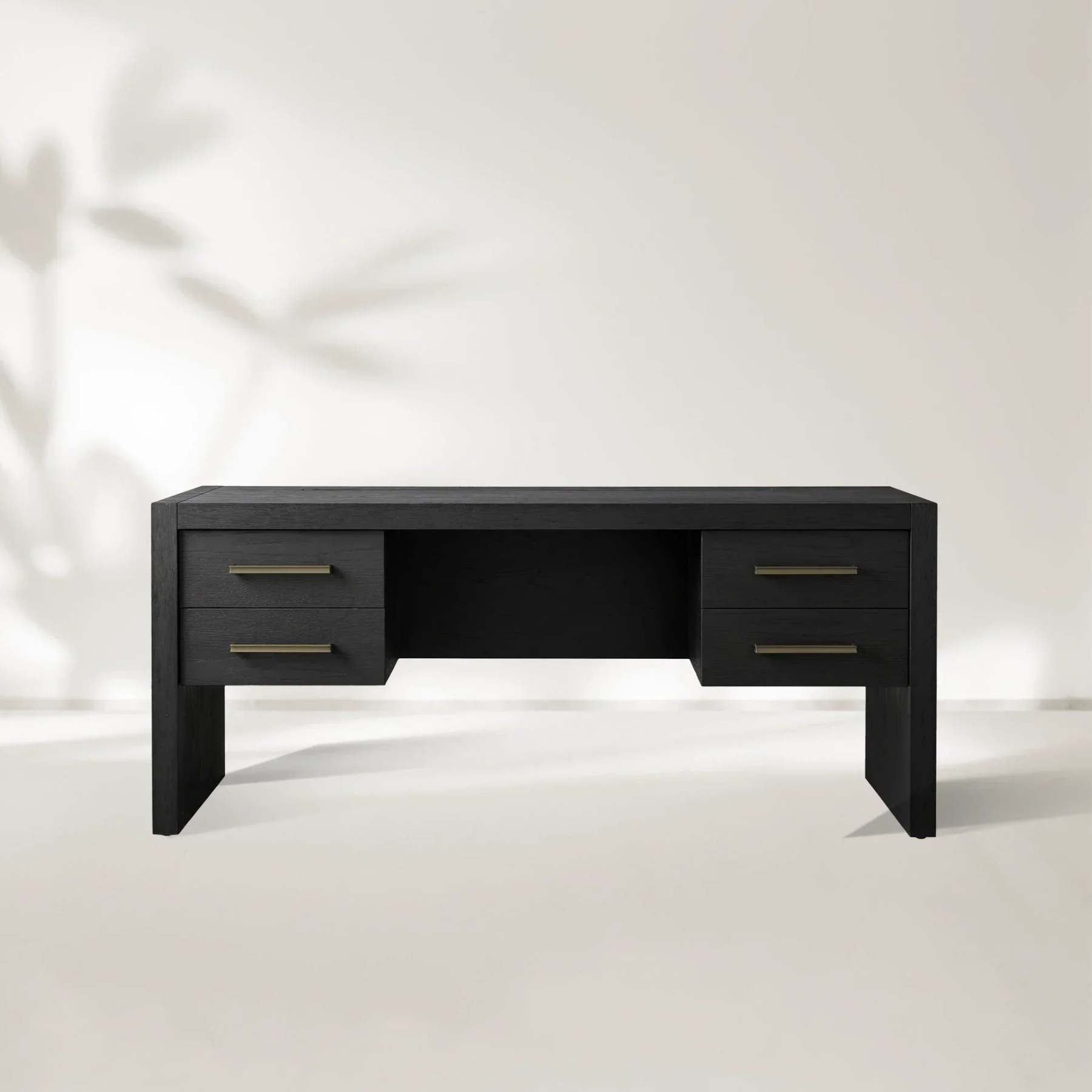 Bodhi Executive Desk – Solid White Oak Desk with Drawers for Home Office
