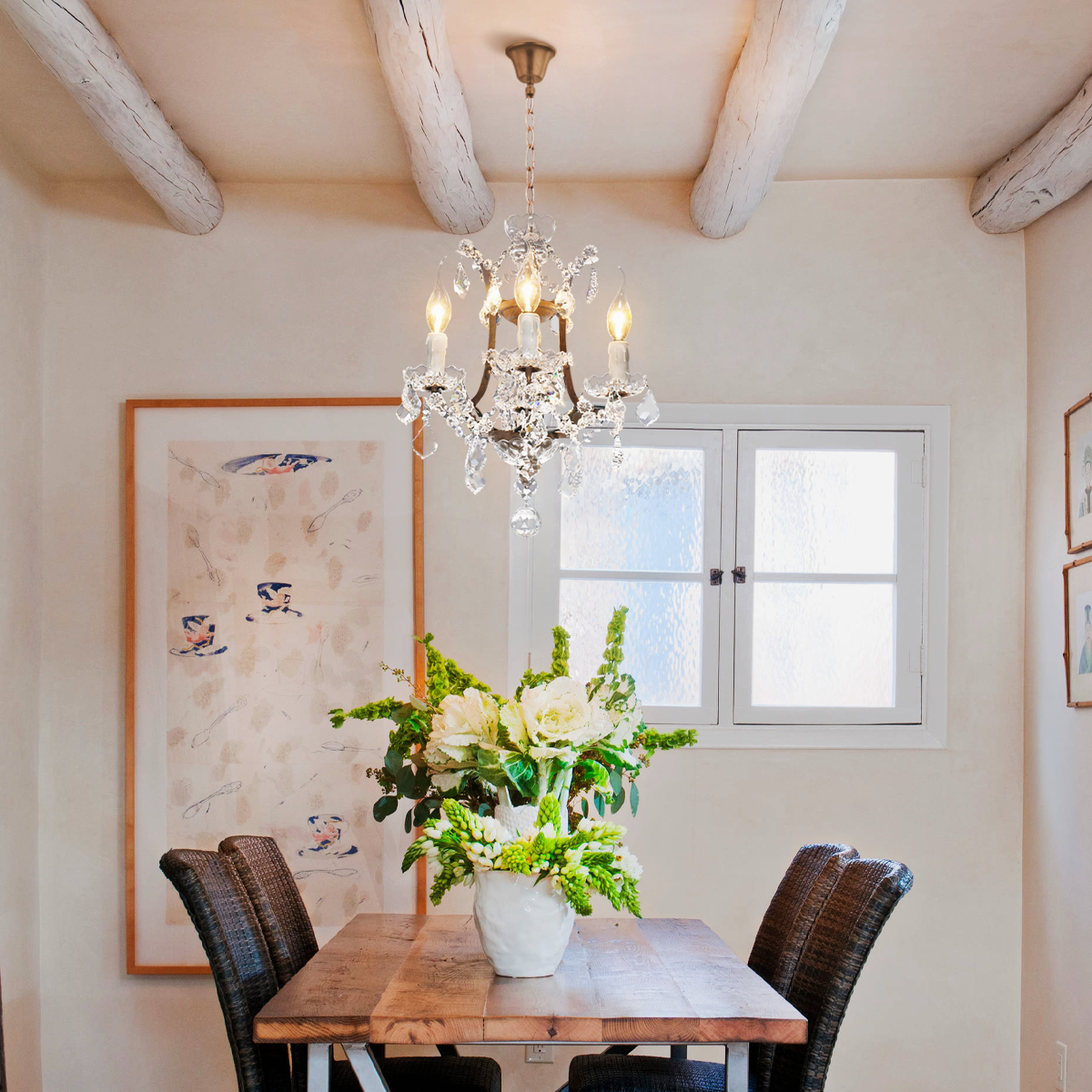 Classical Antique Crystal Chandelier-Fullstarlighting