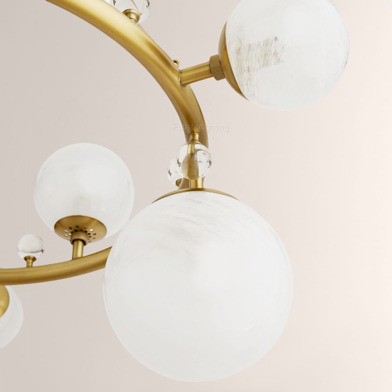 Troolm Round Chandelier-Fullstarlighting
