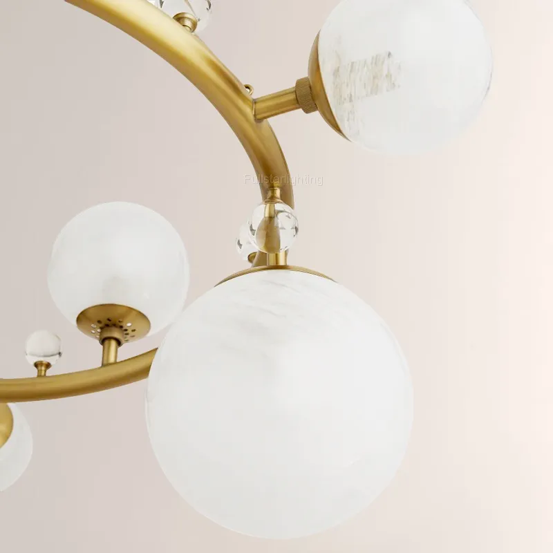 Troolm Round Chandelier-Fullstarlighting