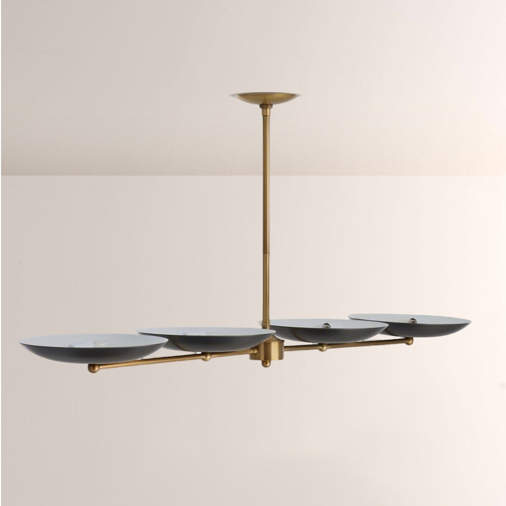Griffith Bronze Linear Chandelier-Fullstarlighting