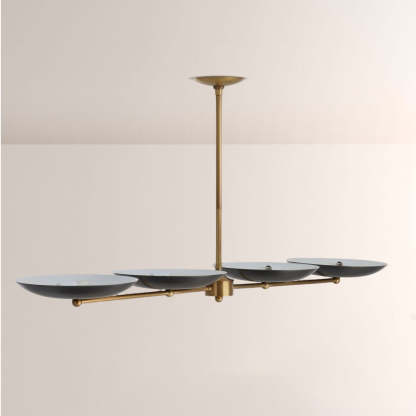Griffith Bronze Linear Chandelier-Fullstarlighting