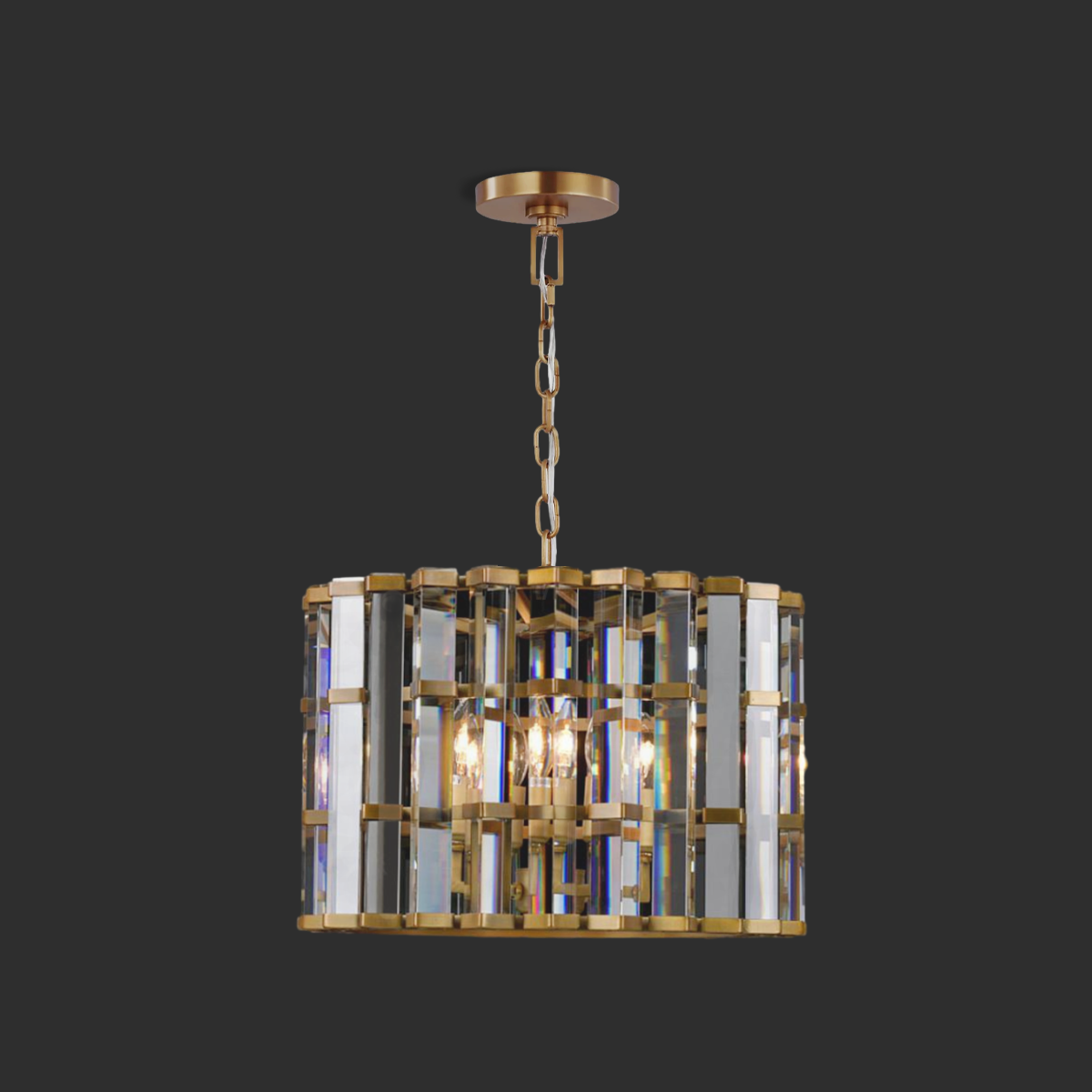 Kiko Cylindrical/ Linear Chandelier-Fullstarlighting