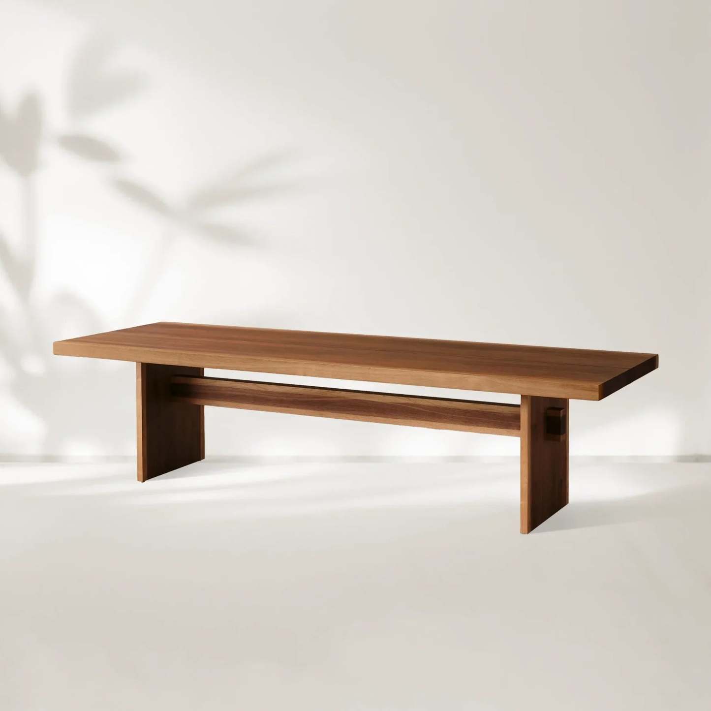 Mihaela Dining Table Handcrafted Romanian Oak With Walnut Veneer-Fullstarlighting