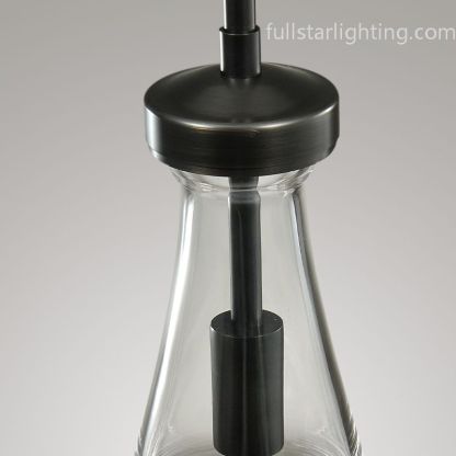 Raindrops 2-Light Rod Round Chandelier-Fullstarlighting