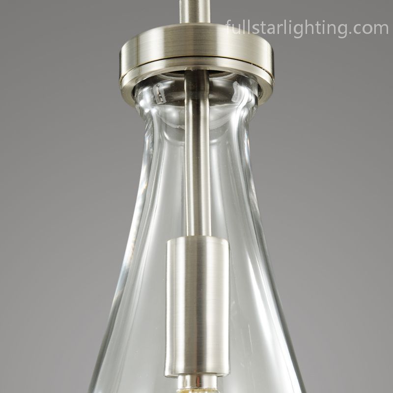 Raindrops 2-Light Rod Round Chandelier-Fullstarlighting