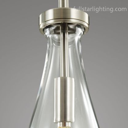 Raindrops 2-Light Rod Round Chandelier-Fullstarlighting