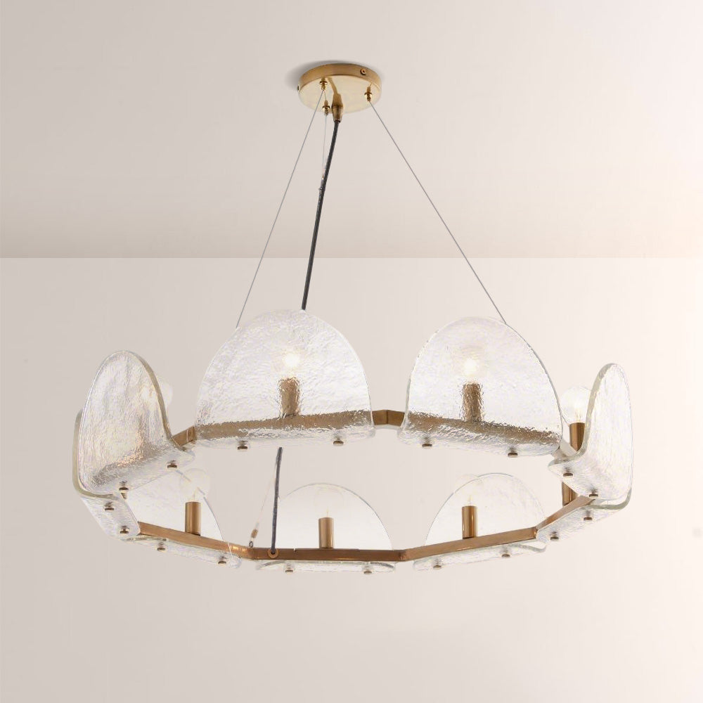 Mendez Glass Round Chandelier