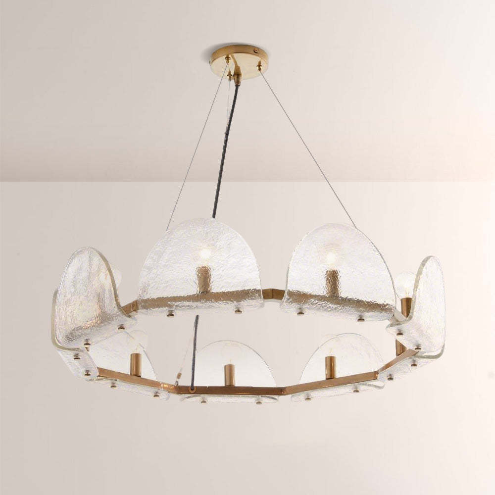 Mendez Glass Round Chandelier